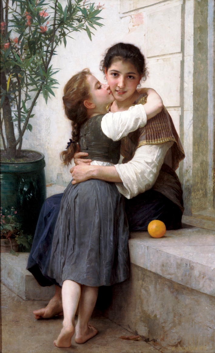  阿道夫·布格罗 Adolphe Bouguereau —— 依偎
